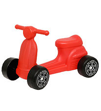 Plasto Scooter med tysta hjul - Röd