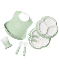 BabyBjorn Matarsett - 8 Partar - Pastel grænt