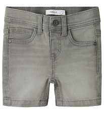 Name It Shorts - NmmSilas - Light Grey Denim