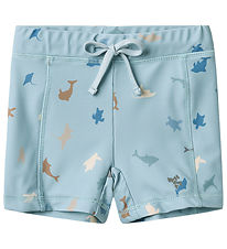 Wheat Badehose - Ulrik - UV40+ - Soft Blue Sea Life