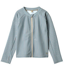 Wheat Badeshirt - Ada - UV40+ - Blue Schwimmen Stripe