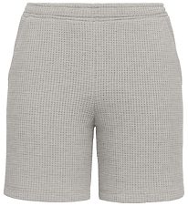 Grunt Shorts - Waffle Fabric - GrAli - Light Grey Melange