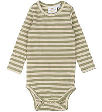 The New Bodysuit l/s - Rib - TnsbFro - Tea Striped