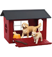 Schleich Farm World - Kennel m. 2 Golden Retrievers - 42722