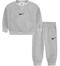 Nike Sweatset - Sweatshirt/Jogginghosen - Dark Grey Heather
