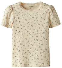 Name It T-shirt - Rib - NmfHoise - Sun Kiss w. Flowers