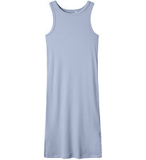 Name It Klänning - NkfHellemie - Rib - Xenon Blue