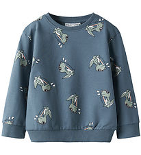 Name It Sweatshirt - NmmVermo - Blue Mirage/Dino Surf