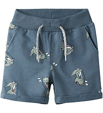 Name It Sweat Shorts - NmmVermo - Blue Mirage/Dino Surf
