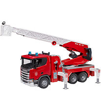 Bruder Brandweerwagen - Scania Super 560R m. Licht/Geluid - 0359