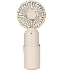 Moonboon Mini Fan - Cream White