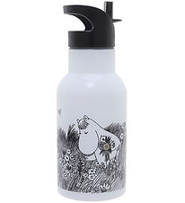 Rätt Start Thermosflasche - Mumi - Edelstahl - 340 ml - Graphit