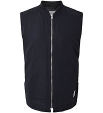 Hound Waistcoat - Padded Worker Waistcoat - Black