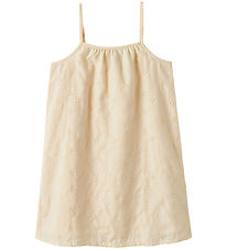 Name It Klänning - NkfVioleta - Smörkräm m. Broderi Anglaise