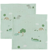 Done by Deer Muslin Cloth - 2-Pack - 65x65 cm - Playground - Blu