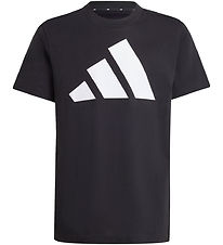 adidas Performance T-Shirt - J BL Tee 160 - Schwarz/Weiß