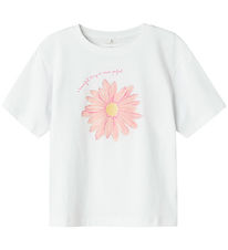 Name It T-Shirt - NkfHelka - Lucent White