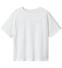 Name It T-Shirt - NkmHirlan - Lucent White m. Print