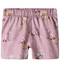 Shorts Name It - NmfHelga Shorts - Elderberry av. Imprimé
