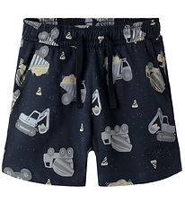 Shorts Name It - NmmHector - Marine Blazer av. Imprimé