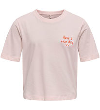 Kids Only T-Shirt - KogRex - Mauve Kreide/Happy