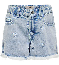 Kids Only Shorts - KogRobyn - Light Blue Denim/Bow Tie