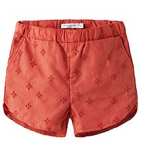 Shorts Name It - NmfVioleta - Épicé Coral av. Broderie Anglaise