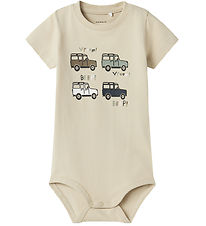 Name It Bodysuit s/s - NbmHope - Peyote w. Print