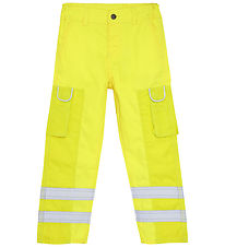 Minymo Cargo Work Trousers - Safety Yellow