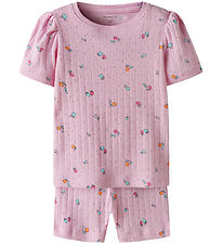 Name It Shorts Set - NmfHamanda - Bicycle Shorts/T-shirt - Sweet