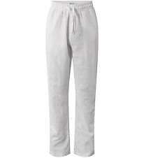Hound Trousers - Flax blend - White