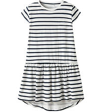 Name It Kleid - Striped - NkfVigga - Bright White/Stripe