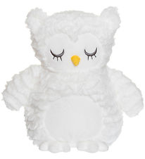 Teddykompaniet Heating pad - Owl - White - 23 cm