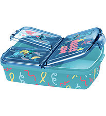 Disney Stitch Lunchbox - 3 Rum - 18x13 cm - Blue
