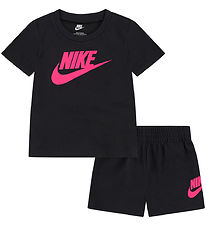 Nike Shorts Set - T-shirt/Shorts - Hyper Pink/Black