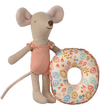 Maileg Mouse - Beach mouse w. Swim Ring - Little sister - Flower