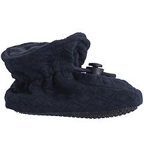 Melton Slippers - Quilted - Marine