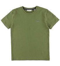 GANT T-Shirt - Shield - Gewaschen Olive