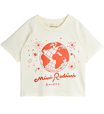 Mini Rodini T-shirt - Society - Offwhite