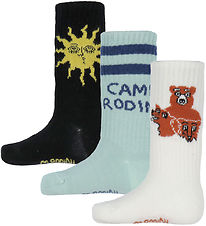 Mini Rodini Socks - 3-Pack - Camp Rodini - Multi