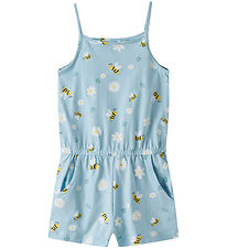Name It Sommerstrampler - NmfVigga - Cool Blue/Bubblebee