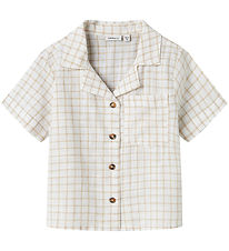 Name It Hemd k/ä - NmmHalom - Bright White