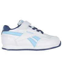 Reebok Shoes - Royal Jog 3.0 Elastic & Top Strap - White/Blue