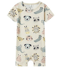 Name It Summer Romper - Rib - NbnOsummer - Peyote Melange