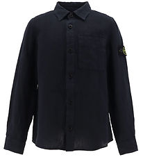 Stone Island Skjorta - Marinblå Blue