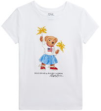 Polo Ralph Lauren T-shirt - Vit m. Gosedjur