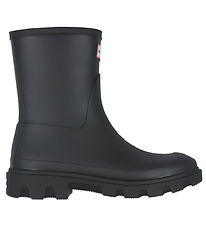 Hunter Rubber Boots - Downpour Short - Black