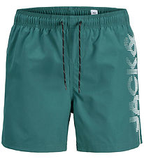 Shorts de Bain Jack & Jones - JpstMaui - Canard colvert Green