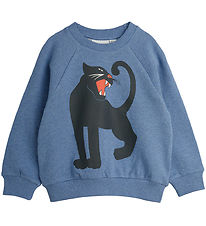 Mini Rodini Sweatshirt - Panther - Blue
