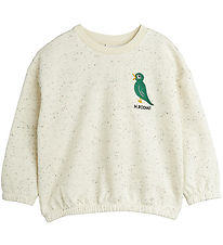 Mini Rodini Sweatshirt - Bird - Offwhite